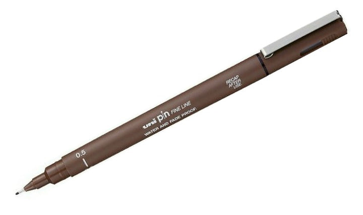Uni PIN Drawing Pen Sepia