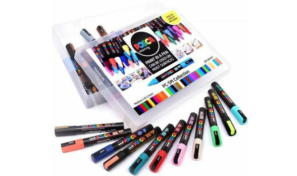 Uni POSCA Marker Pen PC-5M Medium 39pc Collection Box